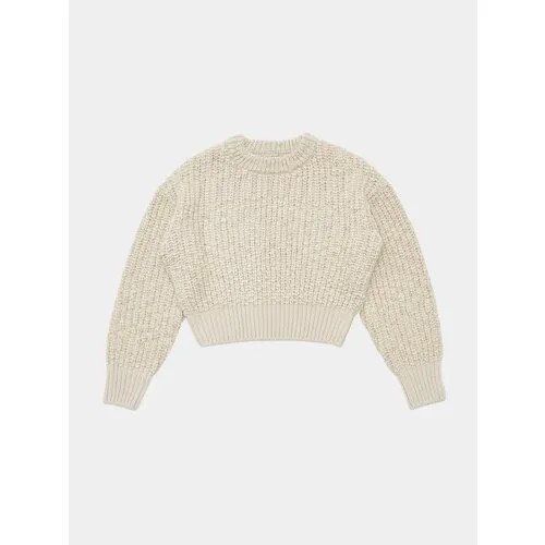Свитер AMOMENTO Alpaca Crop Pullover, размер XS, бежевый