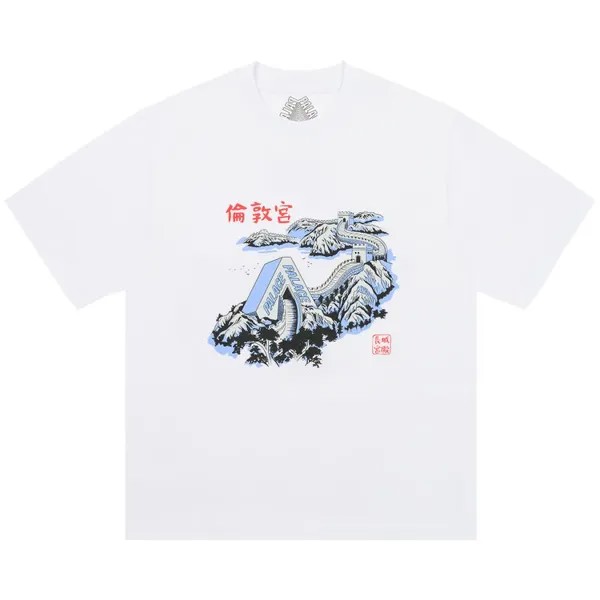 Футболка Palace Great Wall Of Tri-Na T-Shirt, белый