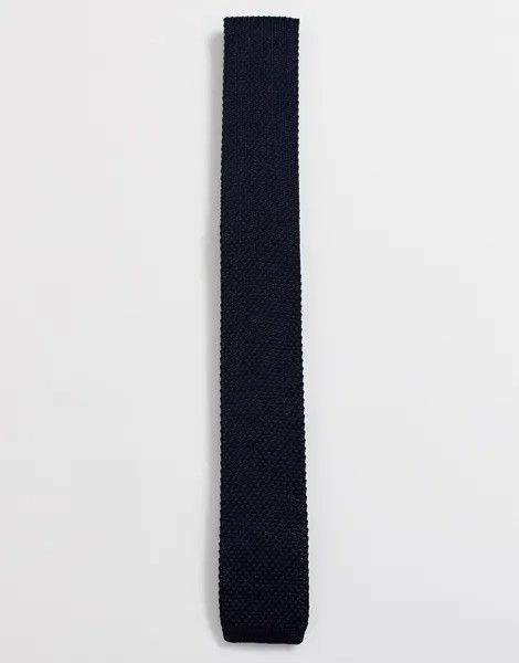 Темно-синий галстук из переработанного полиэстера Jack & Jones
