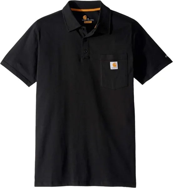 Рубашка-поло Force Cotton Delmont Pocket Polo Carhartt, черный
