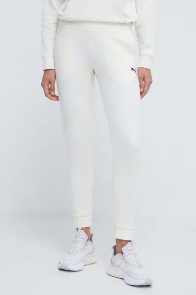 Хлопковые спортивные штаны BETTER ESSENTIALS Puma, бежевый