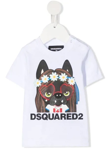 Dsquared2 Kids футболка с принтом