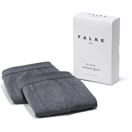 Трусы боксеры Falke, средняя посадка, размер S, белый, 2 шт.