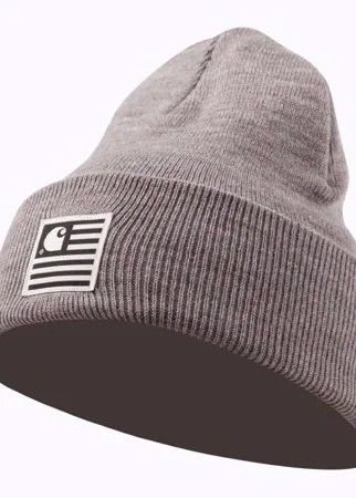 Шапка CARHARTT WIP State Beanie Grey Heather 2022