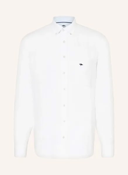 Льняная рубашка повседневного кроя Fynch-Hatton, белый