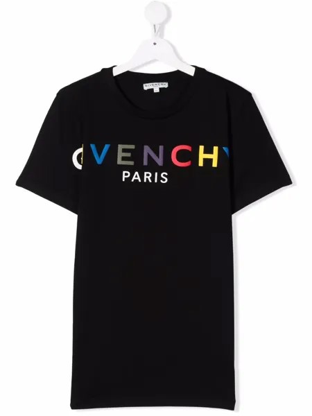 Givenchy Kids футболка с логотипом