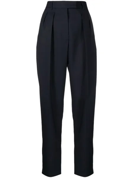 Paul Smith зауженные шерстяные брюки, синий