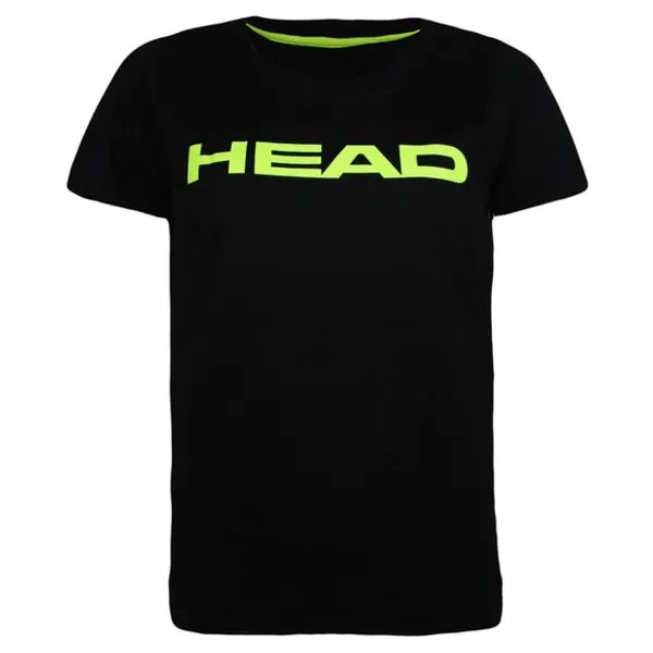 Женская черная футболка Head Lucy Head, черный