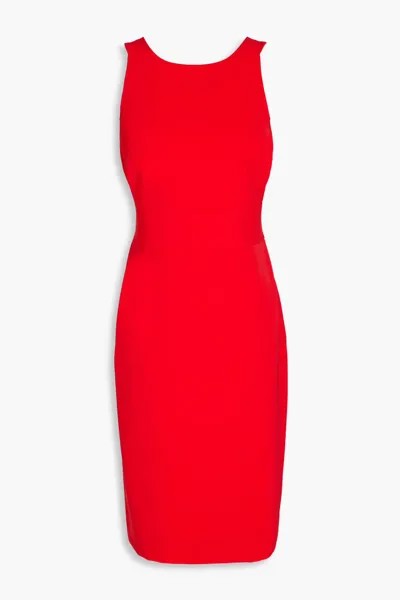 Платье из крепа с вырезами Boutique Moschino, красный