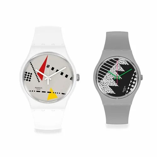 Наручные часы swatch, серый