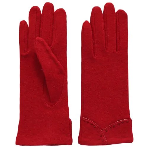 Перчатки Crystel Eden, размер 6,5,-8.5, красный