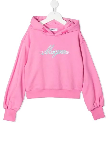 MSGM Kids худи с логотипом