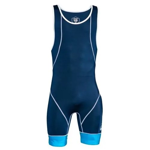 Трико ASICS Wrestling Suit, размер 2XS, синий