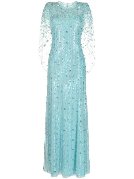 Jenny Packham платье Nettie, синий