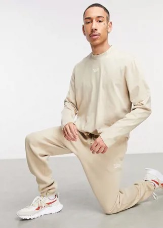 Светло-бежевые джоггеры от комплекта Reebok Classics-Бежевый
