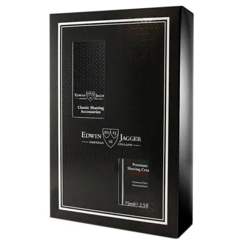 Набор Edwin Jagger GS414SCSWT крем для бритья, Т-образный станок