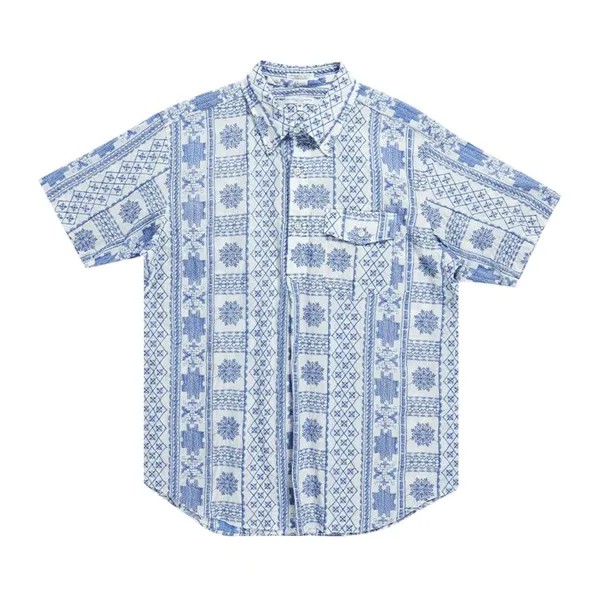 Рубашка Engineered Garments Popover BD Shirt, синий