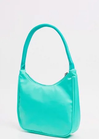 Шалфейно-зеленая нейлоновая сумка на плечо в стиле 90-х Glamorous Exclusive-Зеленый цвет