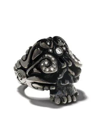 Duffy Jewellery кольцо с форме черепа