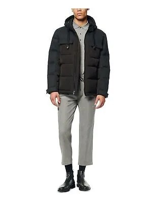 MARC NEW YORK Мужская черная стеганая куртка-парка с водоотталкивающим покрытием XXL