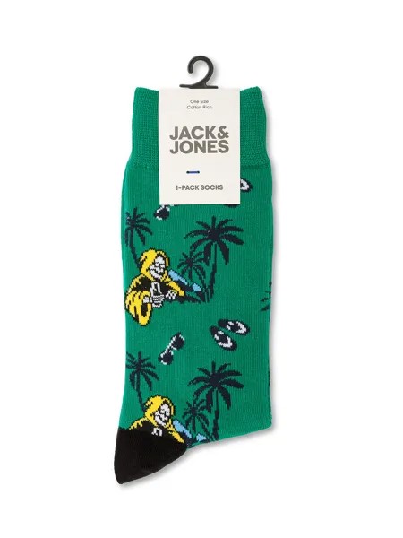 Повседневные носки с высокой манжетой Jack Jones, зеленый