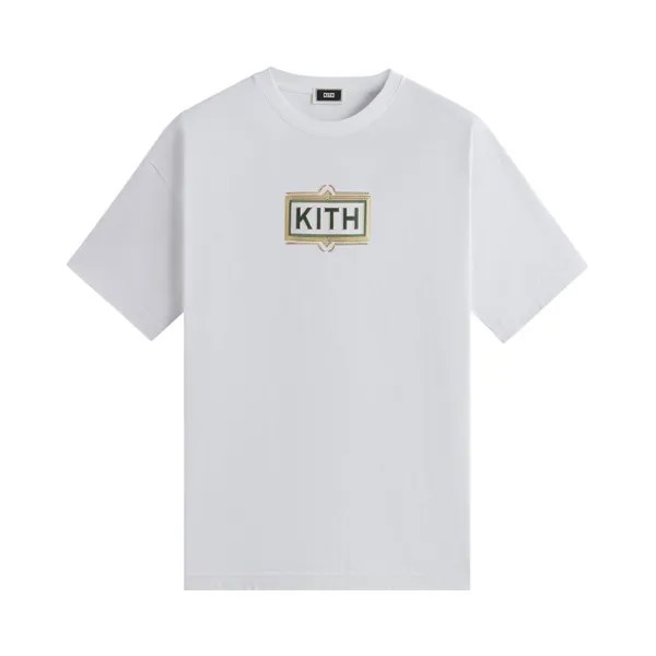 Футболка Kith Ornate Classic Logo 'White', белый
