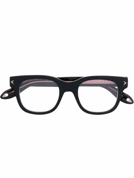 Givenchy Eyewear очки в квадратной оправе с логотипом