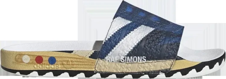 Сандалии Adidas Raf Simons x LA Adilette Slides 'Trompe L'oeil', синий