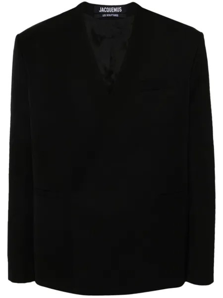 Jacquemus шерстяной пиджак La Veste Cuadrada, черный