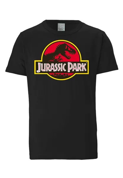 Футболка Logoshirt Jurassic Park Logo, черный
