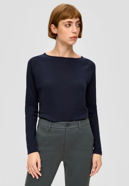 Вязаный свитер LONGSLEEVE s.Oliver, цвет navy