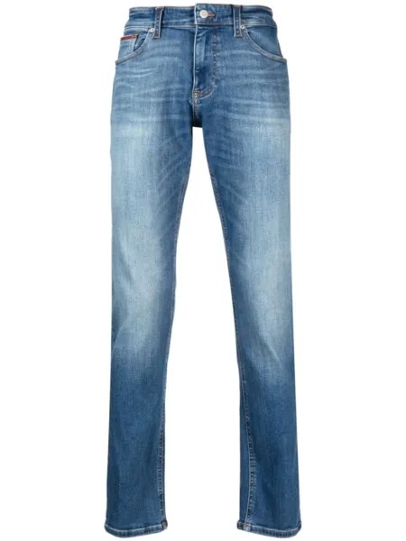 Tommy Jeans джинсы скинни с заниженной талией, синий