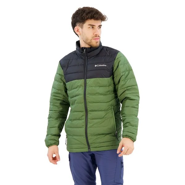 Спортивная куртка Columbia Powder Lite Down, зеленый