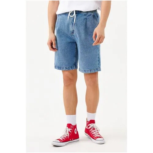 Шорты джинсовые мужские befree, цвет: белый, размер 26