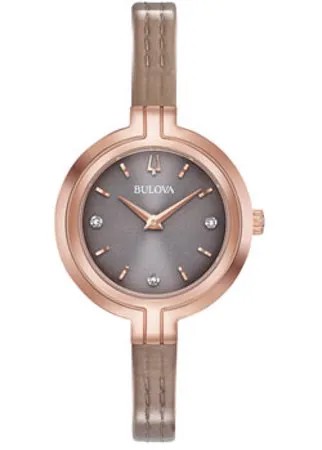 Японские наручные  женские часы Bulova 97P143. Коллекция Rhapsody