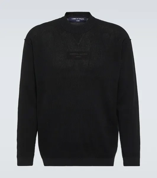Хлопковый свитер Comme Des Garçons Homme, черный