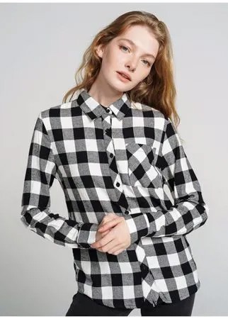 Блузка/сорочка с длин.рук. ТВОЕ A6634 размер XL, черный, WOMEN