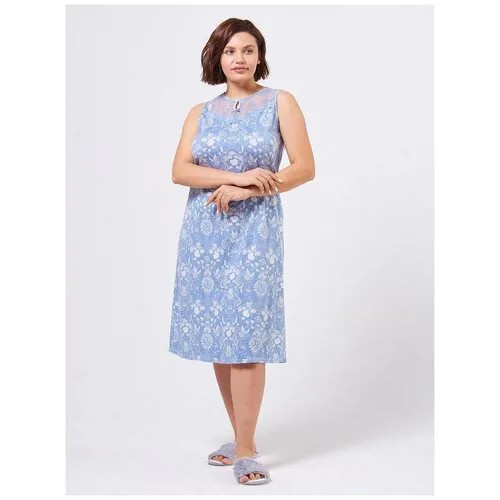 Сорочка  El Fa Mei, размер 46, голубой