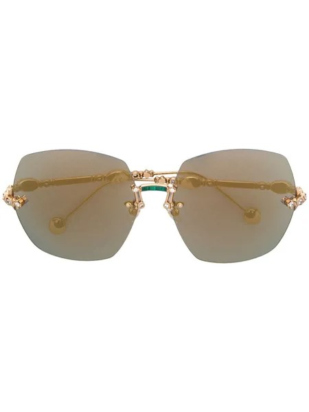 Elie Saab oversized sunglasses