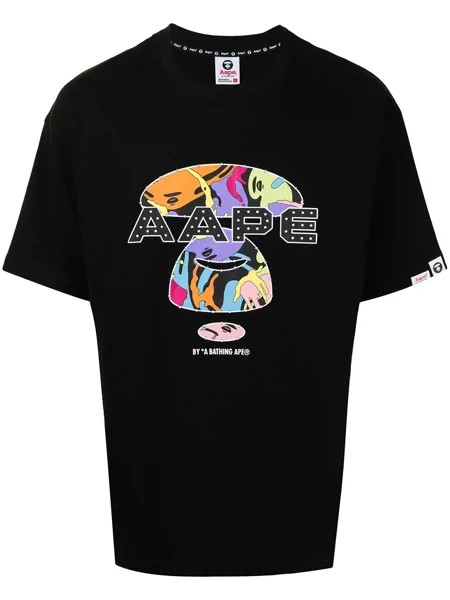 AAPE BY *A BATHING APE® футболка с логотипом