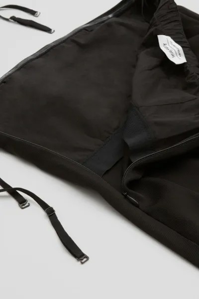 Платье-бюстье миди без бретелек H&M, черный