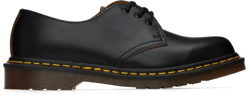 Черные винтажные оксфорды 'Made In England' 1461 Dr. Martens