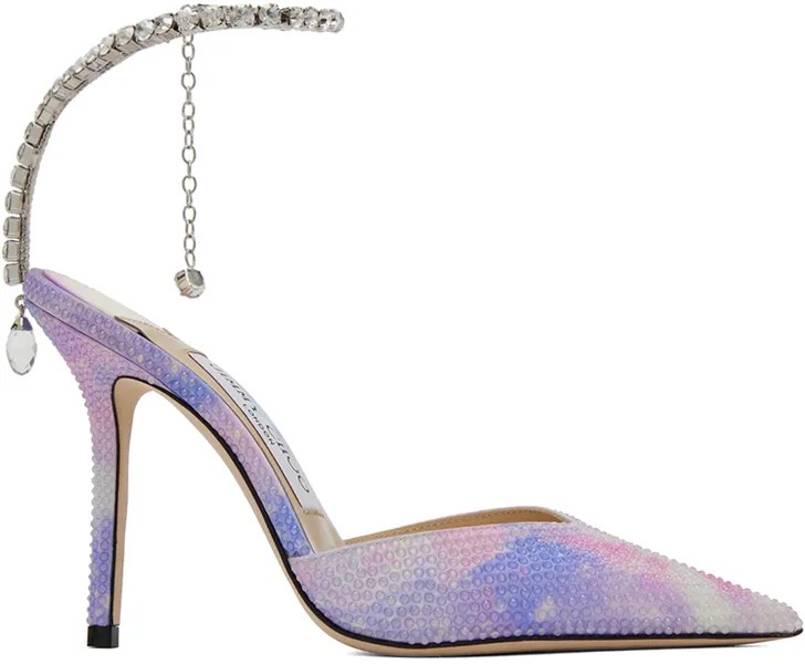 Разноцветные туфли на каблуке Saeda Jimmy Choo