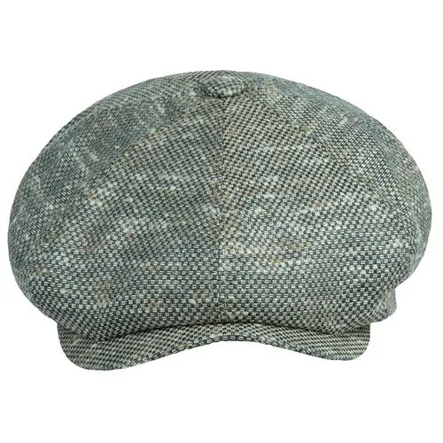 Кепка STETSON арт. 6810203 8 PANEL CAP VIRGIN WOOL/SILK (светло-серый), размер 57