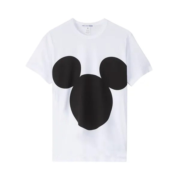 Comme des Garçons SHIRT Футболка с принтом Disney Белая