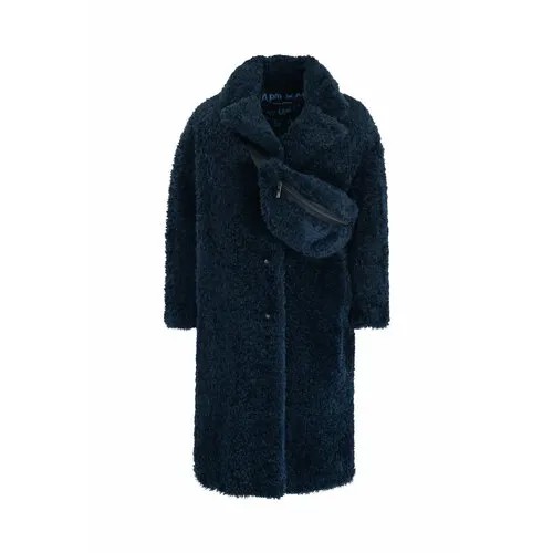 Пальто EMPORIO ARMANI, размер 38, синий