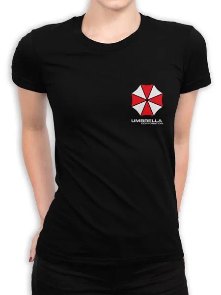 Футболка женская Dream Shirts Umbrella Corporation - Resident Evil 11 черная 2XL