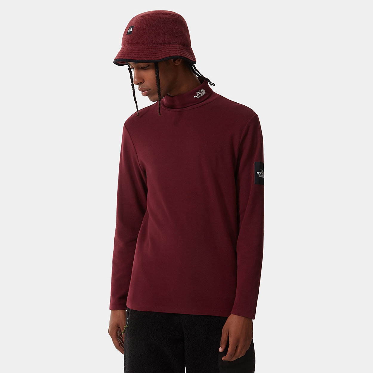 Лонгслив мужской The North Face TA5ICAD4S бордовый M