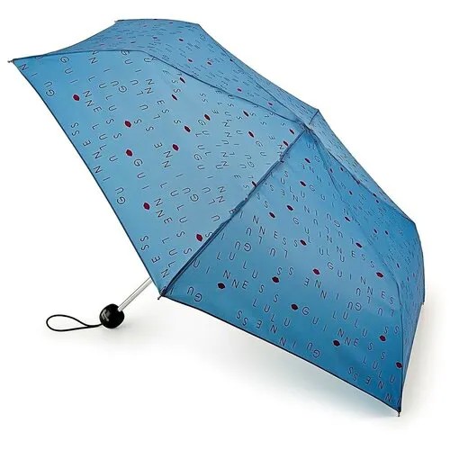 L718-3179 LuluLettersMistBlue (Буквы) Зонт женский механика Lulu Guinness Fulton
