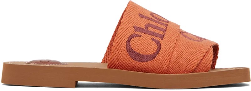 Мюли Chloe Orange Woody